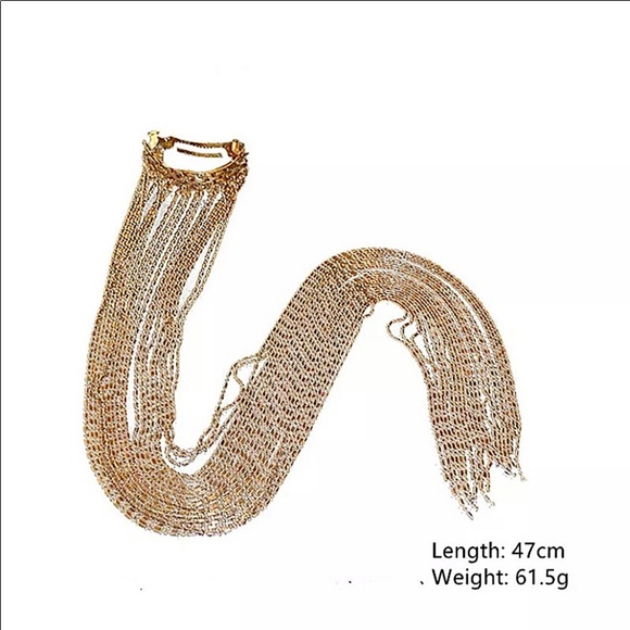 Boho Gold Tassel Hair-clip main image 5